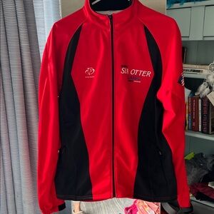 Shooter Red and Black Windbreaker